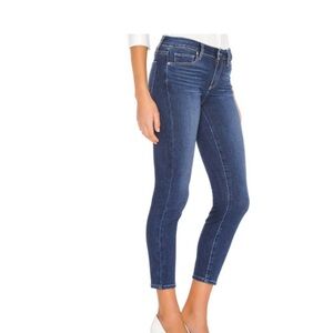PAIGE Dark Verdugo Crop Jeans